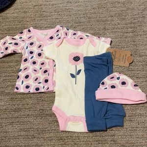 Organic preemie 4 piece set